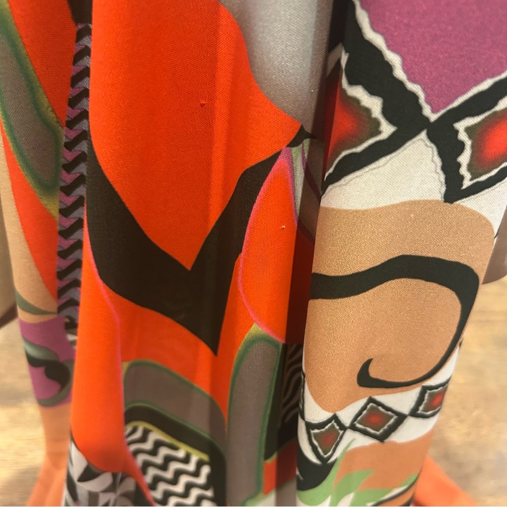 Etro Multicolor Patterned Abstract Shift Dress - Picture 5 of 6